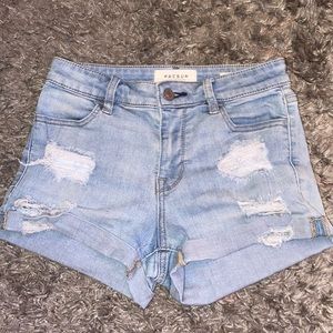 Pacsun High Rise Super Stretch Shortie